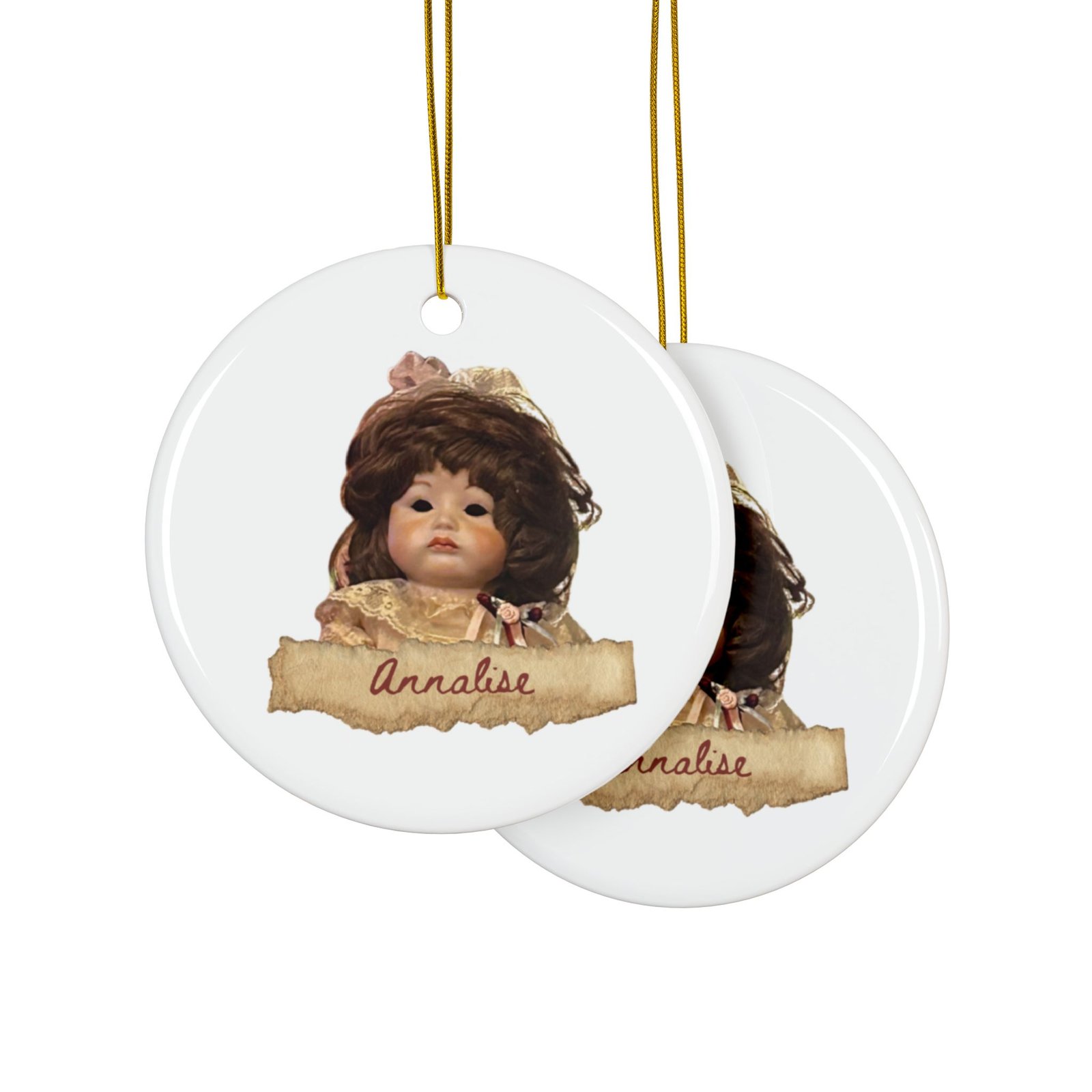 Annalise Note Holiday Tree Ornament - Image 3