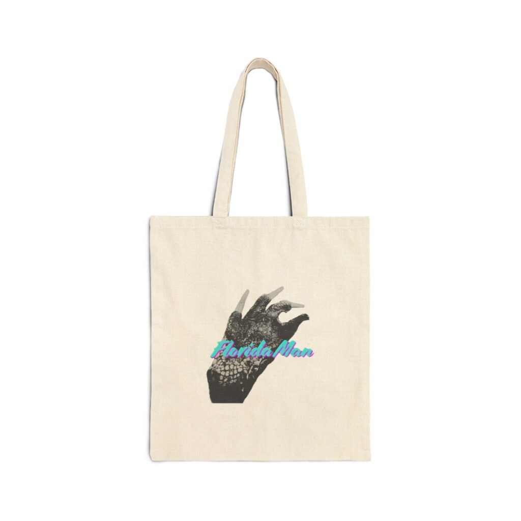 Florida Man Canvas Tote Bag