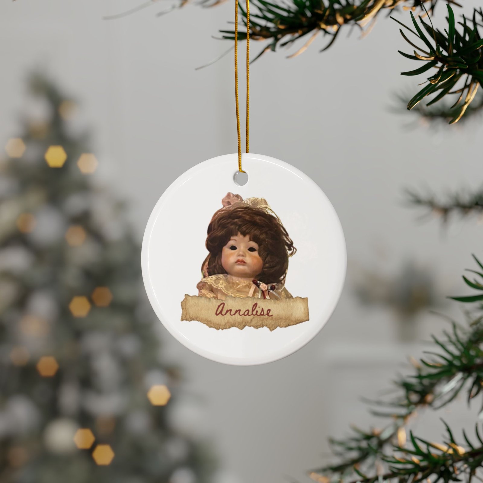 Annalise Note Holiday Tree Ornament